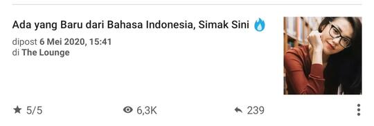 Kosa Kata Bahasa Indonesia Baru Akhir-akhir Ini yang Perlu Kalian Ketahui