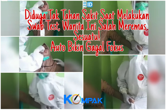Respon Takut Ibu-ibu Lakukan Swab Test, "Remas Buwung Puyuh Team Medis" Bikin Ngilu!