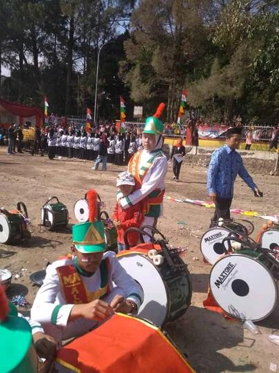 Air Mata Haru di tengah Khidmatnya Upacara HUT RI