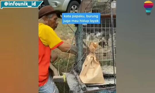 Berhati Mulia, Pria Ini Borong Banyak Burung untuk Diterbangkan Kembali! Alasannya?