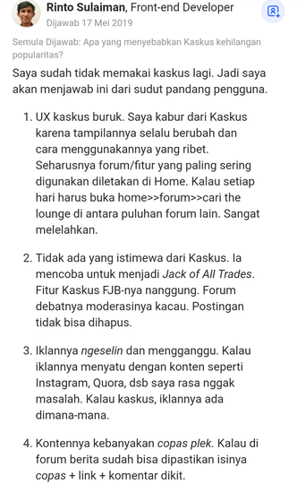 Forum kok kayak tempat sampah? Ini Kaskus apa Kakus?