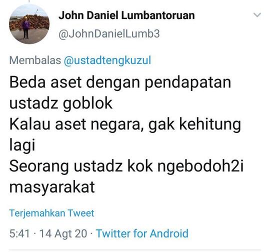 TZ Ternyata Tak Bisa Bedakan Aset dan Pendapatan, MLT: Bukan Ahli, Sebaiknya Diam