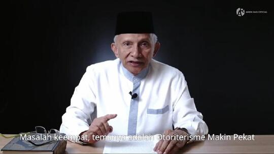 Amien Rais Sebut Jokowi Otoriter, Ungkit Firaun vs Musa Pakai Dalil