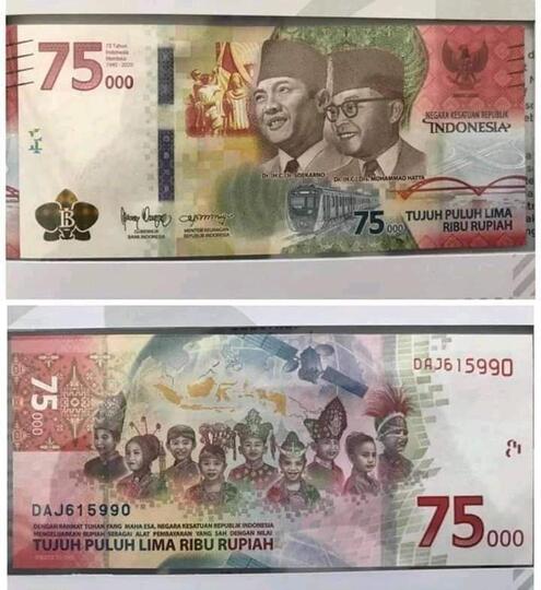 Uang baru dari Bank Indonesia segera diambil sebelum kehabisan