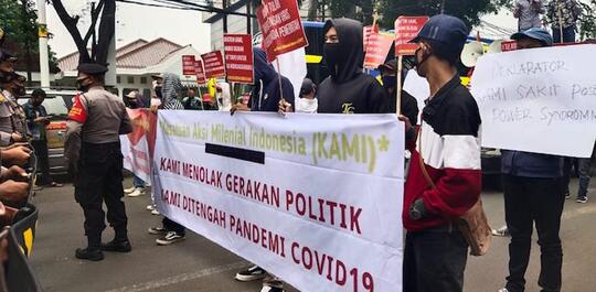 Waduh, Ada Aksi KAMI Tandingan Di Dekat Tugu Proklamasi