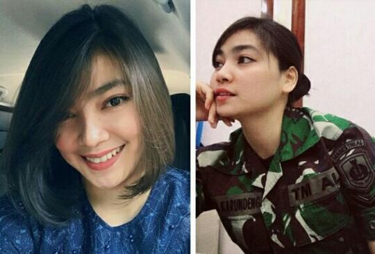 Bak Selebgram, TNI Ini Memiliki Kecantikan Yang Tidak Biasa!