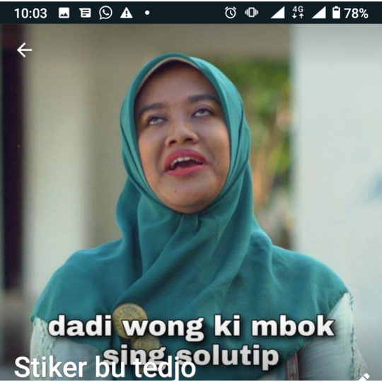Viral! Nyinyiran Bu Tedjo "Tilik" Yang Sarat Makna! Nomor 5 Jlebb Banget, Gan!