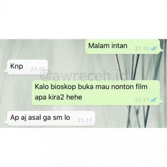 Chatingan Ini Bikin Gemes, Coba Cek Pernah Ngalamin?