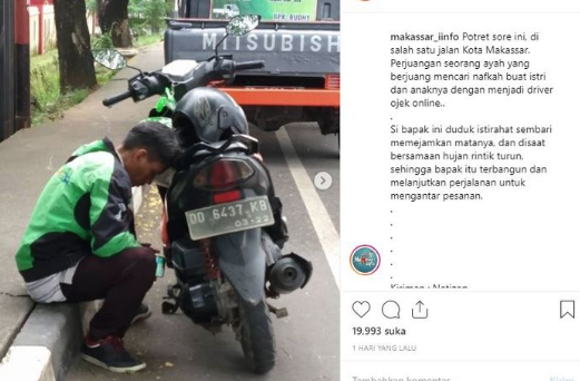 Driver Ojol Bawa Anak Kerja, Ditinggal Istri Nikah, Rumah Jadi Jaminan Bank