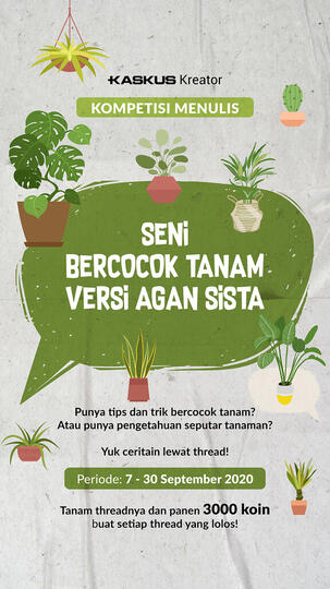 Punya Tips&Trik Merawat Tanaman? Bagiin di Mari Aja Gan, Ada Bonus 3000 Koinnya!