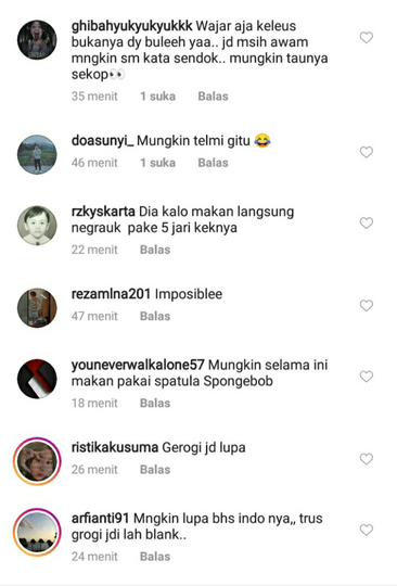 Kekasih Al Ghazali Mendadak Viral Karena Tak Tahu Sendok, Begini Hebohnya Netizen!