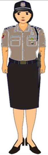 Ini Gambar Seragam Satpam Baru, Warnanya Cokelat Mirip Polisi