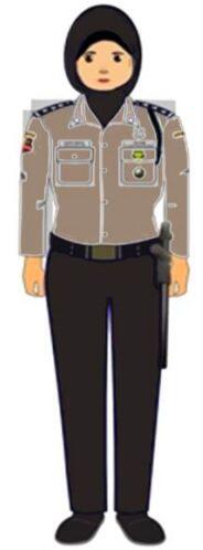 Ini Gambar Seragam Satpam Baru, Warnanya Cokelat Mirip Polisi
