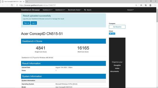 Review Acer ConceptD 5 (CN515-51)