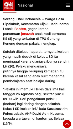 Kronologi Sepasang Suami Istri yang Mengubur Anaknya Tanpa Kain Kafan, Sungguh Keji!