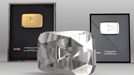 Macam-macam Youtube Play Button. Nomor 5 Paling Langka!