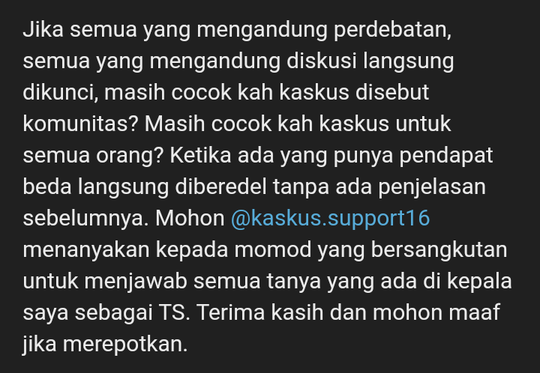 Sedih, sekarang moderator HTH udah gak ada harganya lagi ππ
