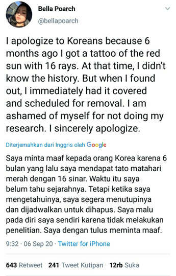 Netizen Korsel Buli Filipina Karena Tatto, #Cancelkorea Sempat Trending di Twitter!