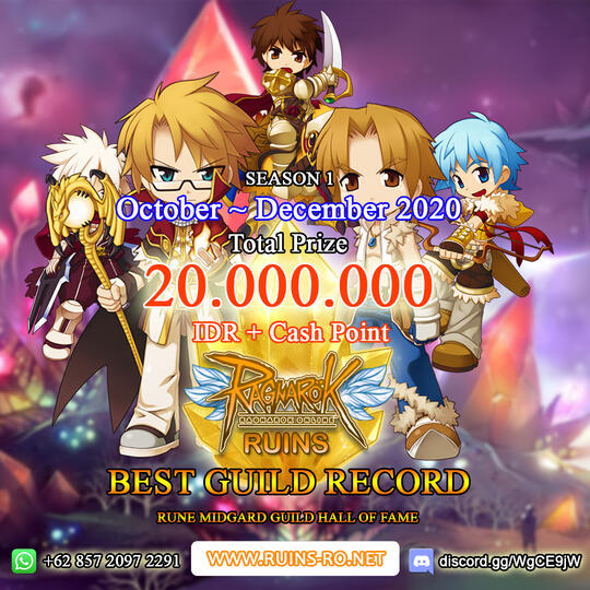 Ruins Ragnarok Online - Best Guild Records