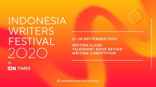 Indonesia Writers Festival 2020 Hadir Secara Virtual di Bulan September 2020