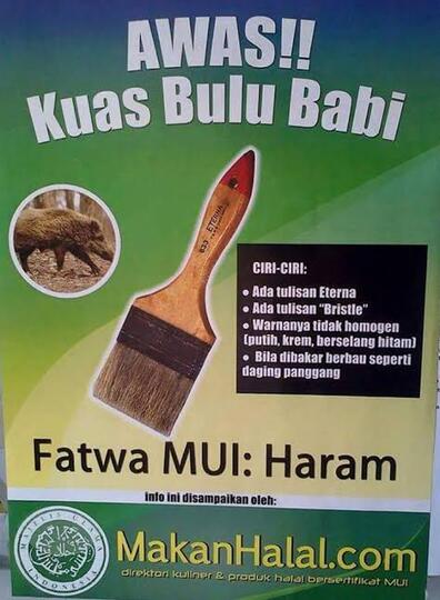 Bukan Hanya Klepon, Kuas Pun Sekarang Menjadi Barang Haram! Konspirasi?