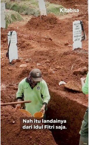 Cerita Penggali Kubur Covid 19 Kembali Meledak, Sudah Lelah Jenazah Makin Banyak