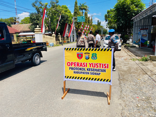 Operasi Yustisi Polsek Panca Rijang Sasar Pengendara