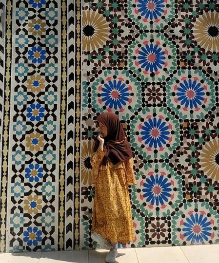 Cute Abis! Gamis Batik si Kecil Makin Hits