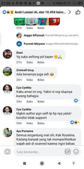 Menuduh Tukang Selfie Dan Upload Foto, Kegatelan. Akun Ini Viral Diserang Warganet