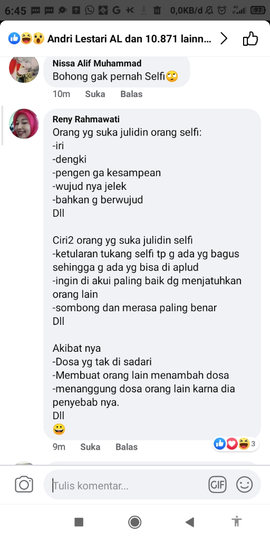 Menuduh Tukang Selfie Dan Upload Foto, Kegatelan. Akun Ini Viral Diserang Warganet
