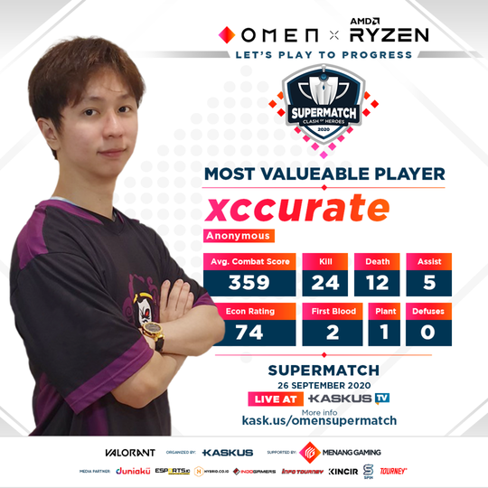 Sang Juara Telah Lahir OMEN Clash of Heroes Supermatch!