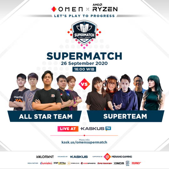 Sang Juara Telah Lahir OMEN Clash of Heroes Supermatch!