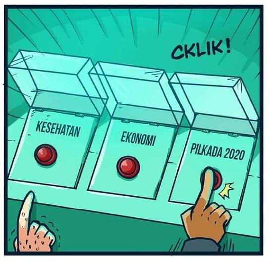Jokowi Tolak Pilkada 2020 Ditunda, Juru Wabah: Katanya Kesehatan Nomor Satu?