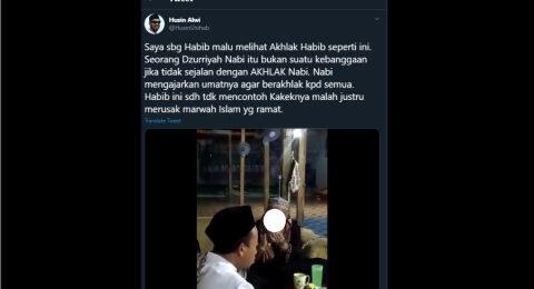 Viral Aksi Diduga Tokoh Agama Persekusi Warga, Habib Husin: Saya Malu