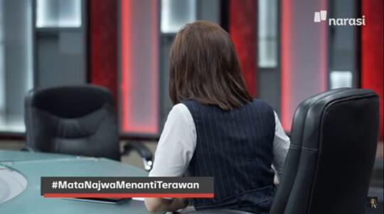 Menteri Terawan Tak Kunjung Datang, Najwa Shihab Wawancarai Kursi Kosong