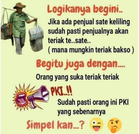 Dulu PKI Suka Nuduh Lawan Antek Nekolim, Communist-Phobia, 7 Setan Desa