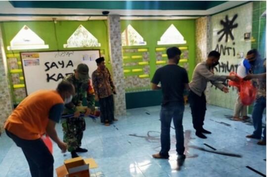 Pelaku Coret Mushola dan Sobek Al-Quran Sudah Dibekuk Polisi