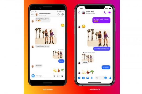 Perpesanan Lintas Platform Instagram dan Messenger di Facebook