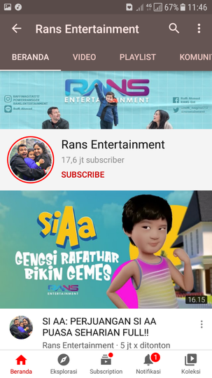 Inilah 5 Channel Indonesia Dengan Subscriber Terbanyak! Idolamu Ada Gak?