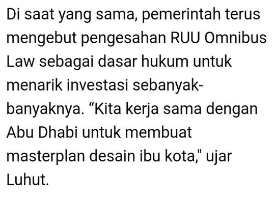 Bos BKPM: Dana Abadi Bisa Dipakai Buat Proyek Ibu Kota Baru