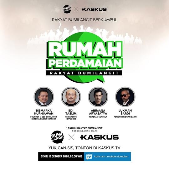 Bumilangit Hadir di Forum KASKUS, Yuk Kita Kenalan sama Rakyat Bumilangit Gan!