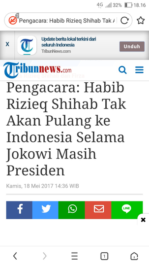 Ketum FPI: Habib Rizieq Segera Pulang untuk Pimpin Revolusi