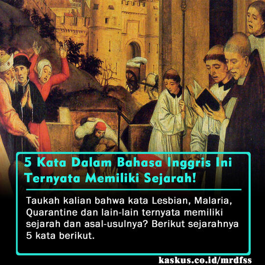 5 Kata Dalam Bahasa Inggris Ini Ternyata Ada Sejarahnya! ( Lesbian, Malaria, dll)