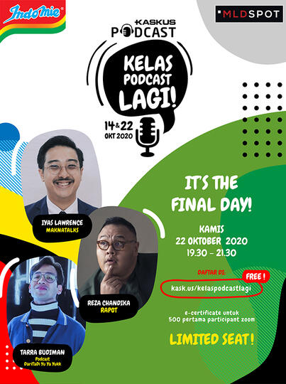 Kelas Podcast Lagi Masuki Final Day, Temukan Informasi Selengkapnya Disini!