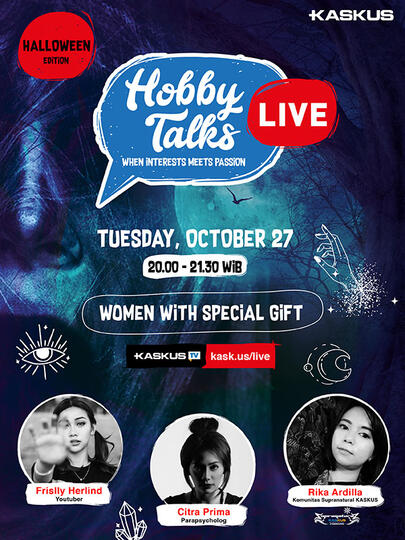 Ngobrolin Hal Mistis & Supranatural Bareng Cewek Indigo di Hobby Talks