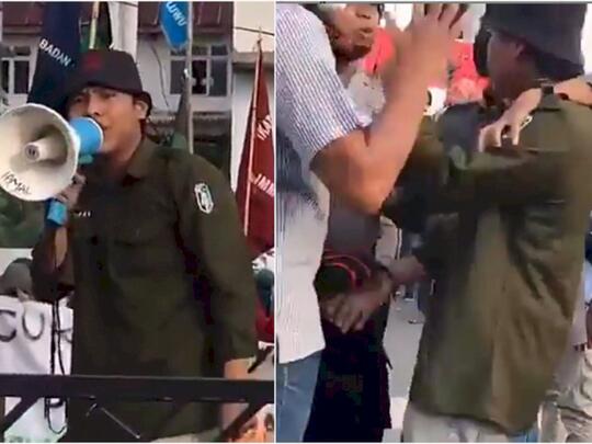 Ejek Polisi, Mahasiswa HMI Ditangkap Polisi Baju Preman, Begini Nasibnya