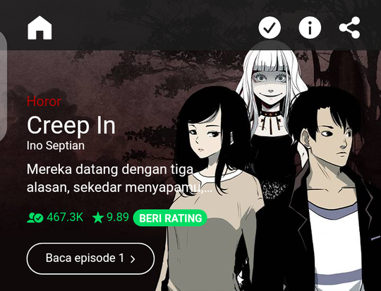LIMA KOMIK HOROR, REKOMEND BANGET UNTUK PECINTA CERITA HOROR. NOMOR LIMA!