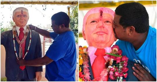 Pria India Pemuja Dewa 'DONALD TRUMP' Meninggal Akibat Serangan Jantung