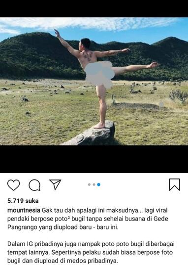 TNGGP Minta Pendaki Bugil di Gunung Gede Pangrango Minta Maaf