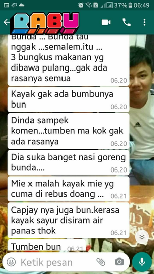 Daganganku Dibuat Bau Dan Tak Berasa